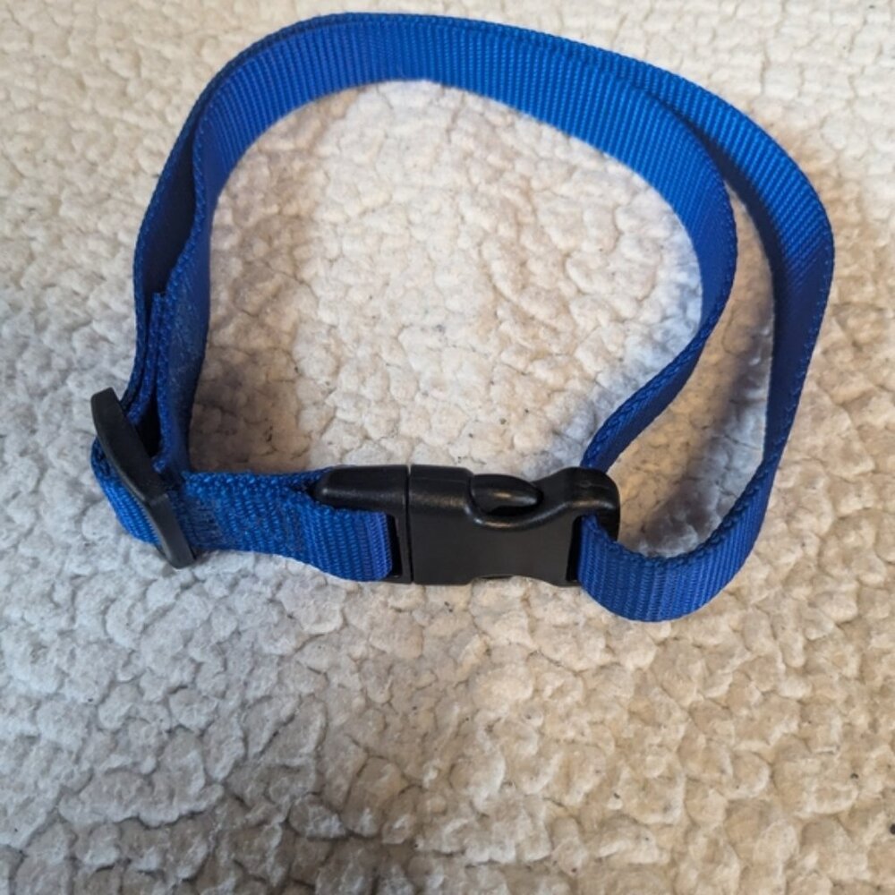 pet collar/dog collar, large, blue, see photos for sizing